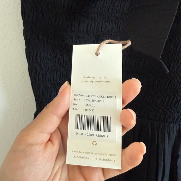 NWT CLEOBELLA
Black Leonie Midi Dress - Picture 5 of 9